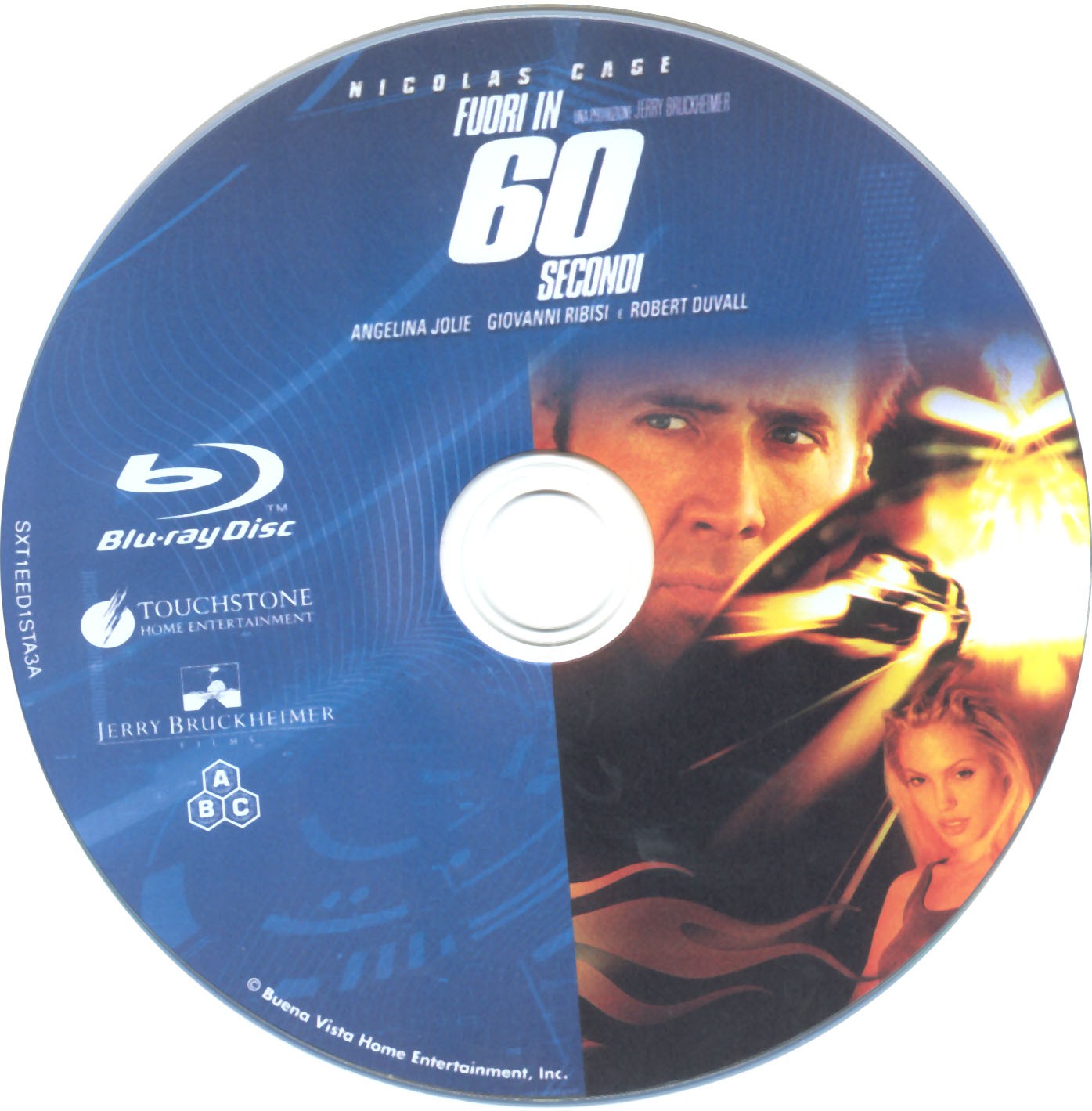DVD Lables Gone in 60 Seconds